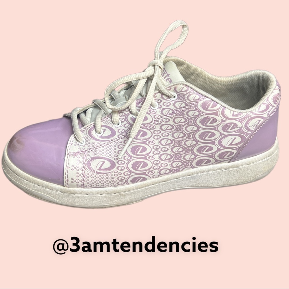 Dexter Purple Aesthetic Logo Lace Up Bowling Shoes
